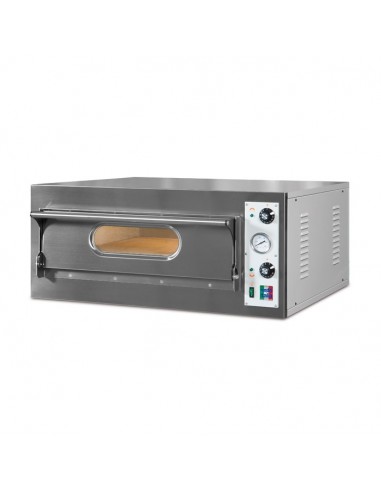 Electric pizza oven - Temperature 50 / 400 °C - Total pizzas (Ø 36 cm) 9 - Room n°1 - cm 131 X 122.5 X 39.5 h