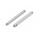 Pair of stainless steel guides L.550