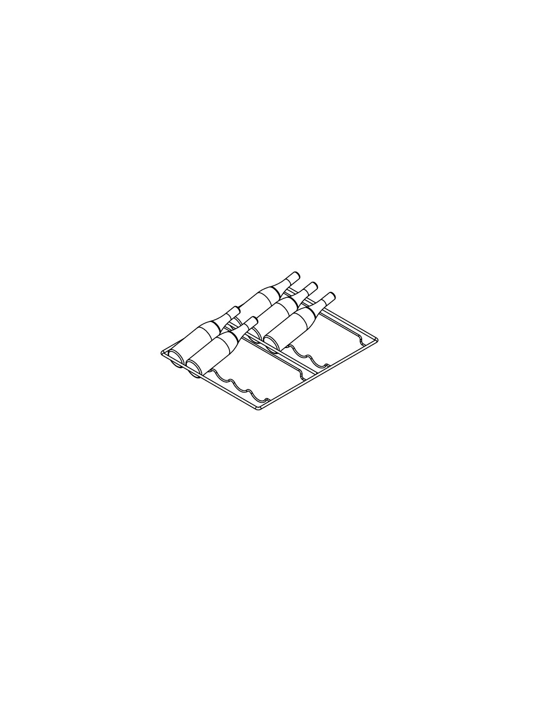 Botelleros n°10 cm 53 x65 x 6,5h