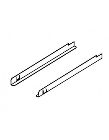 Pair of stainless steel guides