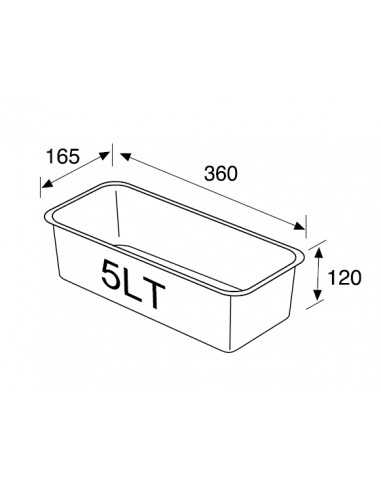 Ice cream stainless steel tank