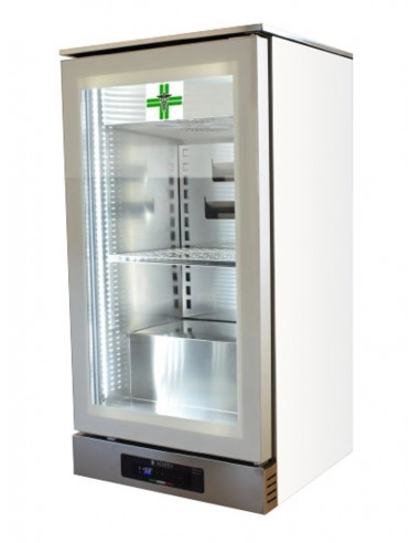 Refrigerator for drugs - Temperature -2°/+5°C - 2 shelves - Hearing alarms - Reporting - Cm 62 x 62 x 120 h