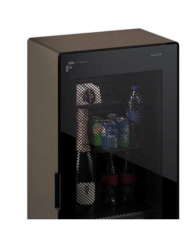 Wall minibar with glass door - Capacity 18...