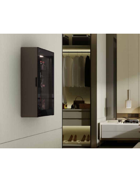 Minibar a muro con porta vetro - Capacità litri 18 - cm 39.5 x 24 x 79.5 h