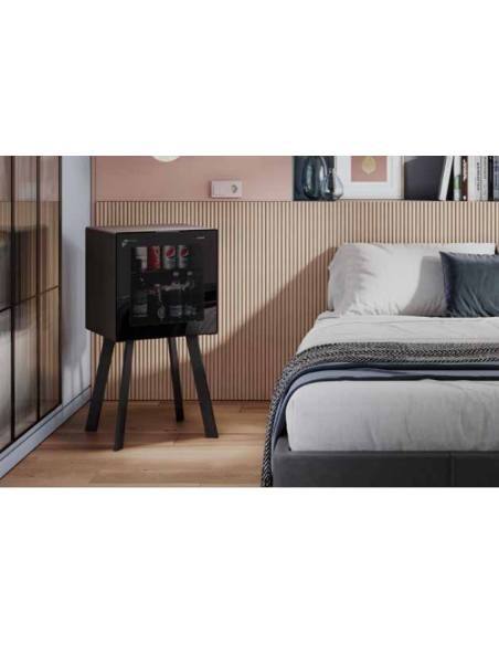 Minibar con soporte - Instalación libre - Capacidad 31 litros - cm 46,5 x 43 x 46,5 h