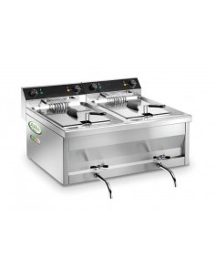Freidora eléctrica - Capacidad Lt.12 + Lt.12 - Cm 80 x 70...