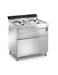 Freidora eléctrica - Grifo - Capacidad lt 12 + 12 - Cm 80...