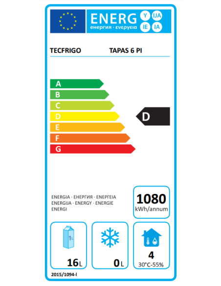 Vetrina refrigerata - cm 143.7 x 38 x 25.5 h