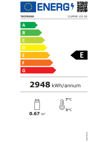 Espositore pensile refrigerato - cm 150 x 50 x 80h