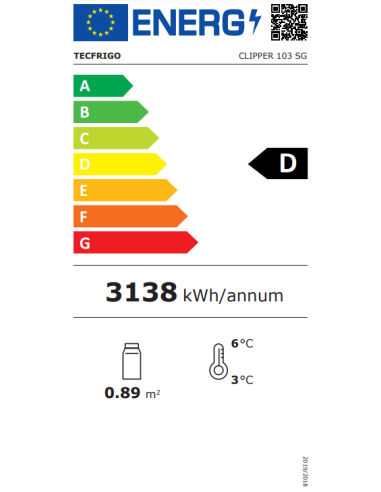 Espositore refrigerato da appoggio - cm 100 x...