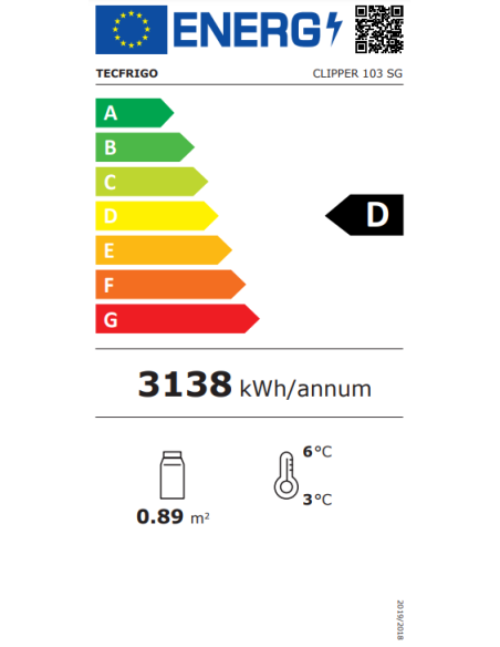 Pantalla refrigerada - cm 100 x 50 x 135h