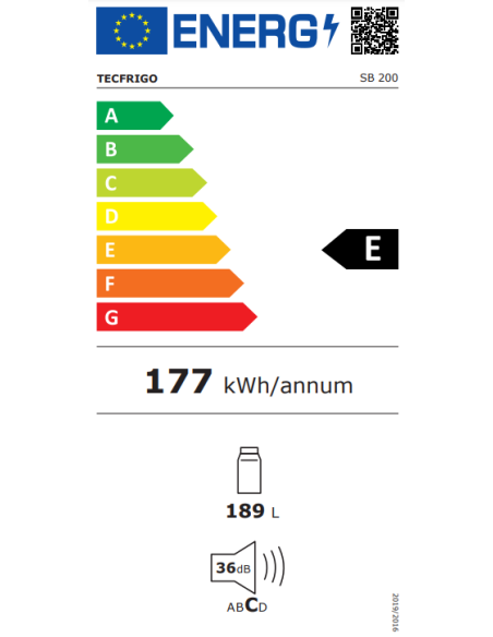 Horizontal freezer - Capacity Lt 189 - cm 92 x 65 x 86 h