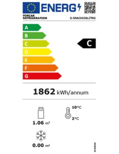 Armadio frigorifero - Capacità  lt 620 - cm 119.8 x 53 x... 2