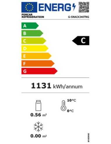Refrigerated cabinet - Capacity lt 331 - Static...