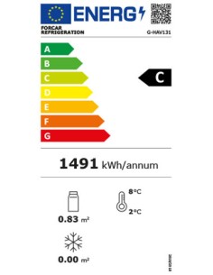 Vidrio de exposición - Ventilado - Capacidad lt 190 - cm... 2