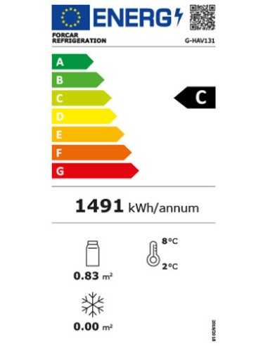 Exhibition glass - Ventilated - Capacity lt 190...