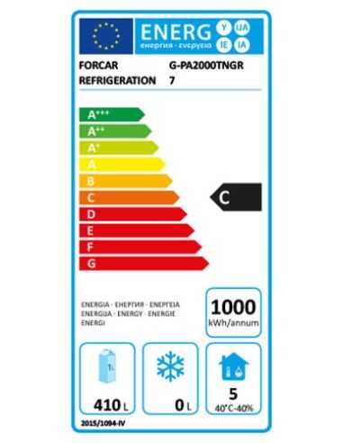 Tabla refrigerada - N. 3 puertas - cm 200.5 x...