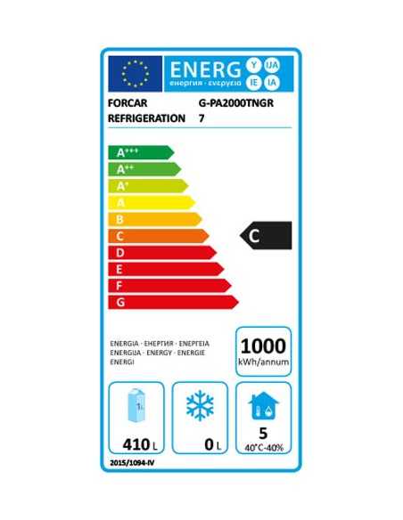 Tavolo refrigerato - N. 3 porte - cm 200.5 x 80 x 87 h
