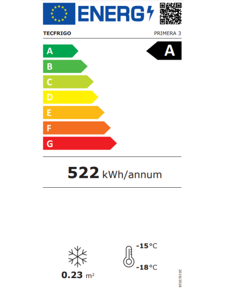 Vitrina de helados - N. 3 o 6 bandejas - cm 71.9 x 61.5 x 129.6h