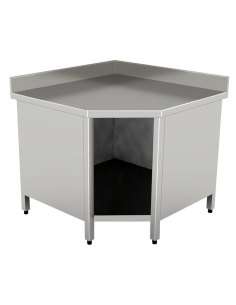 Cupboard table AISI 304 - Alzatina - No shelf - cm 100 x... 2