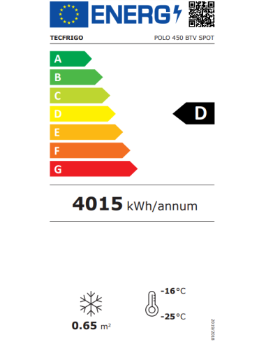 Pantalla refrigerada - Temperatura -18/-24°C -...