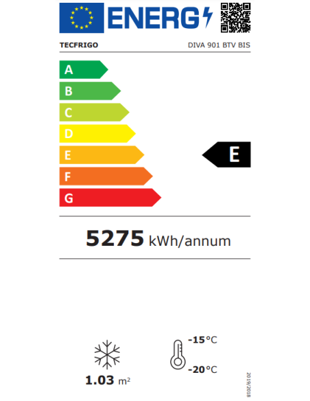 Pastry and ice cream - Combined (Temperature +/-20°C)- Ventilated - 5+5 shelves - cm 135.5 x 68 x 187.5h