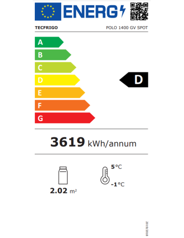 Pantalla refrigerada - Temperatura +2/+°C -...