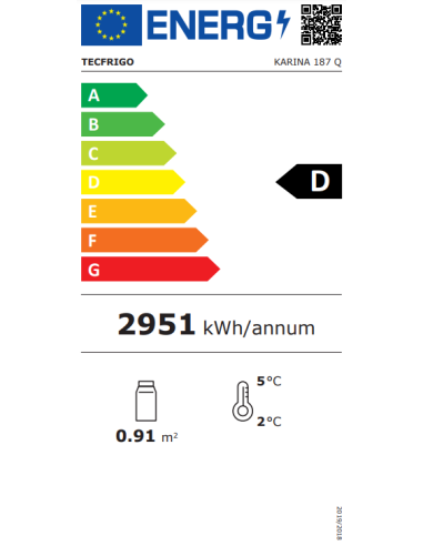 Espositore orizzontale -  Temp. +3/+10°C -...