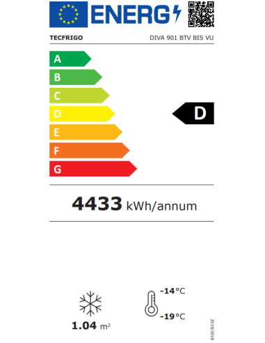 Pastry and ice cream shop - Temperature +/-20°C...