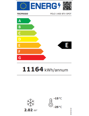 Espositore refrigerato - Temp. -18/-22°C -...