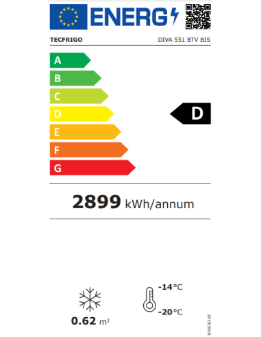 Vetrina pasticceria e gelateria - Temp +5/-20°C...