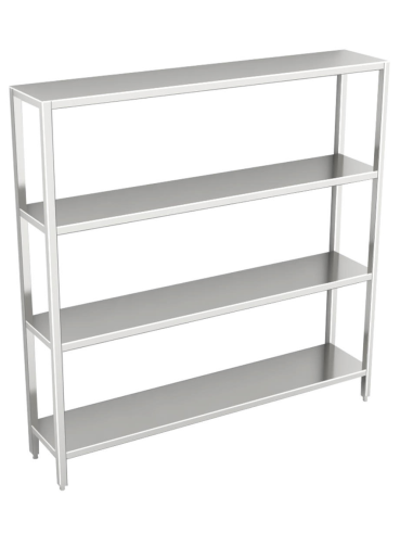 Open shelf - smooth shelves - Acciaio inox AISI 304 - Dimensions various