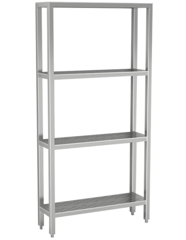 Open shelf - Drilled shelves - Acciaio inox AISI 304 - Dimensions various