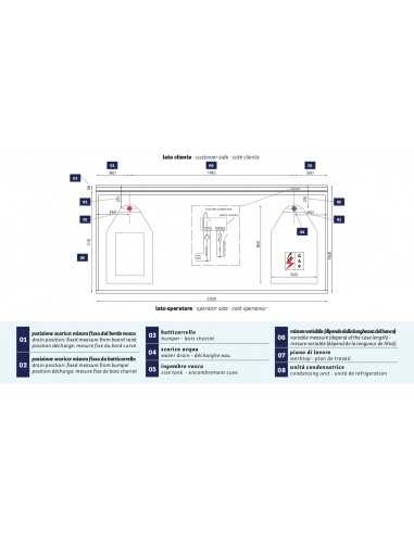 Refrigerated counter - For fish - Motor...