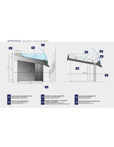 Refrigerated counter - For fish - Motor...