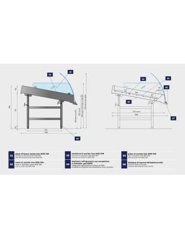 Refrigerated counter - For fish - Motor...