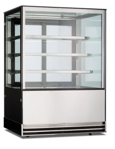 Refrigerated pastry display case - Ventilated -...