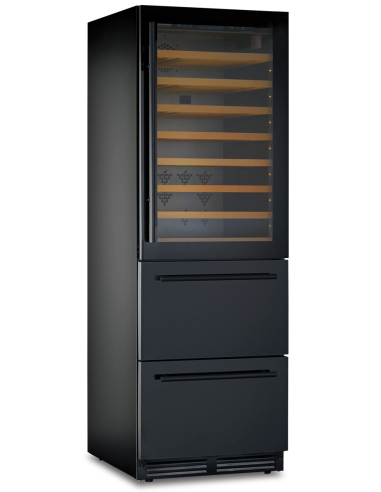 Espositore vino - Temperatura +2 + 20°C/+0°C +15°C - cm 59.5 x 73 x 177.2 h