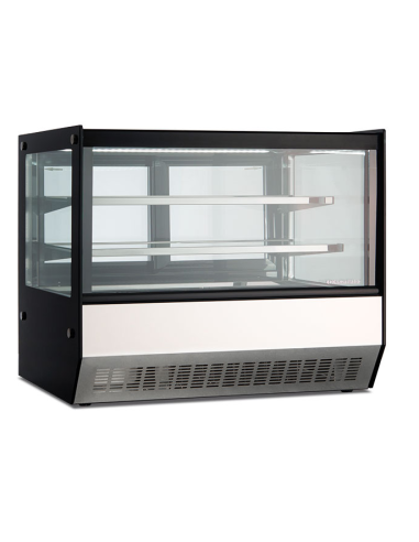 Cristal de pastelería - Ventilado - Temperatura 0 °C / +18 °C - Capacidad 160 lt - Dimensiones cm 90 x 56 x 73 h