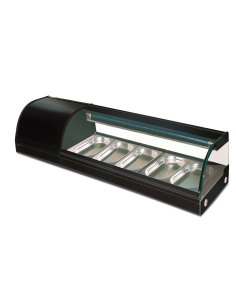 Vetrina refrigerata - N. 5 x GN 1/3 - cm 150 x 41.5 x 30 h