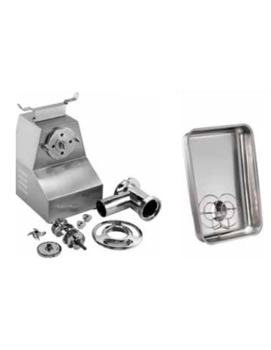 Meat mincer 300-500 Kg/hour - Three-phase - Reversing