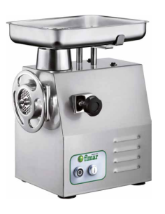 Meat mincer 200-300 Kg/hour - Three-phase - Steel frame and hopper