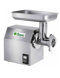 Tritacarne da 100-160 Kg/ora - Tramoggia e carcassa inox - Bocca 5.2 cm - Monofase 2