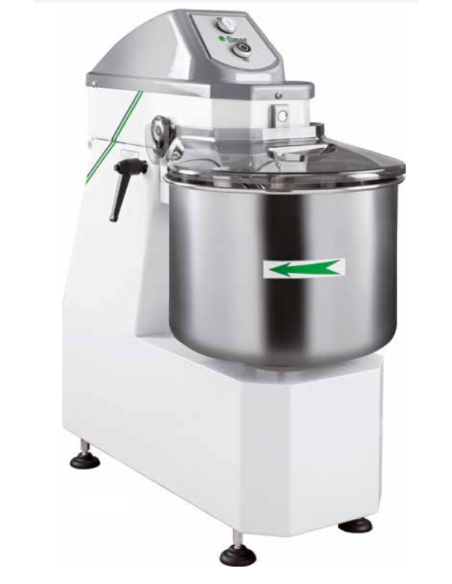 Mezclador espiral - Capacidad 18 kg/ 22 lt - cm 65.3 x 38 x 75/95.1h