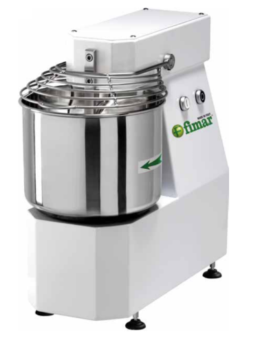 Spiral mixer - Capacity 7 kg /10lt - cm 54 x 27.9 x 62/84.1 h