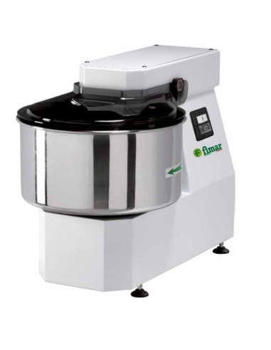 Spiral mixer - Capacity 10 kg/ 15 lt - cm 33.7 x 62.7 x 65.2/93 h