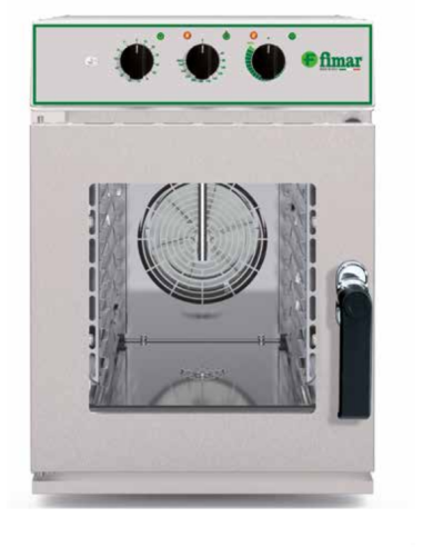 Electric oven - Direct steam - N. 6 x GN 1/1 -...