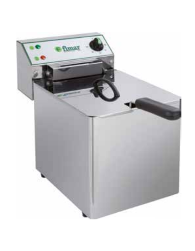 Freidora eléctrica - Capacidad lt 10 - cm 26.5...