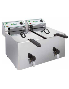 Friggitrice elettrica - Capacità lt 10 +10 - cm 56.5 x...