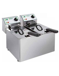 Electric fryer - Capacity lt 10 +10 - cm 56.5 x 42.6/57.6 x 35.9 h